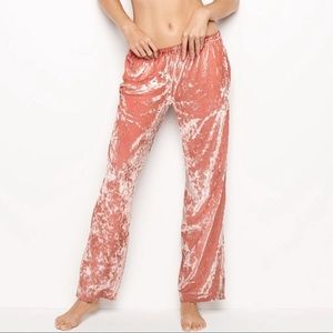 Victoria Secret Velvet Pajama Pants